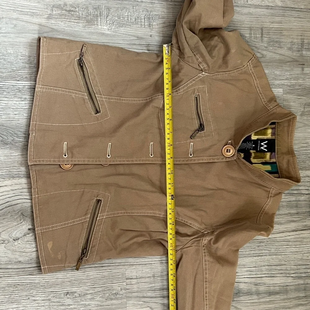 Work‎ to Weekend Cropped Jacket w/ Buttons Sz 8
